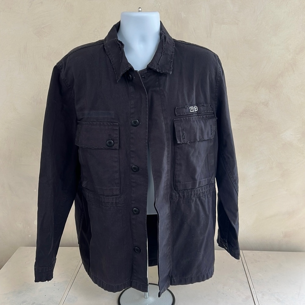 Ksubi Charcoal Military Field Jacket